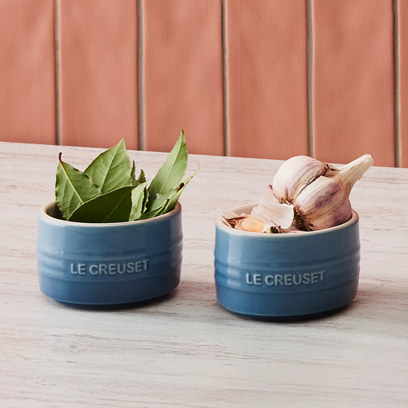 Ensemble de deux ramequins empilables